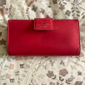 Pink Kate Spade Travel wallet